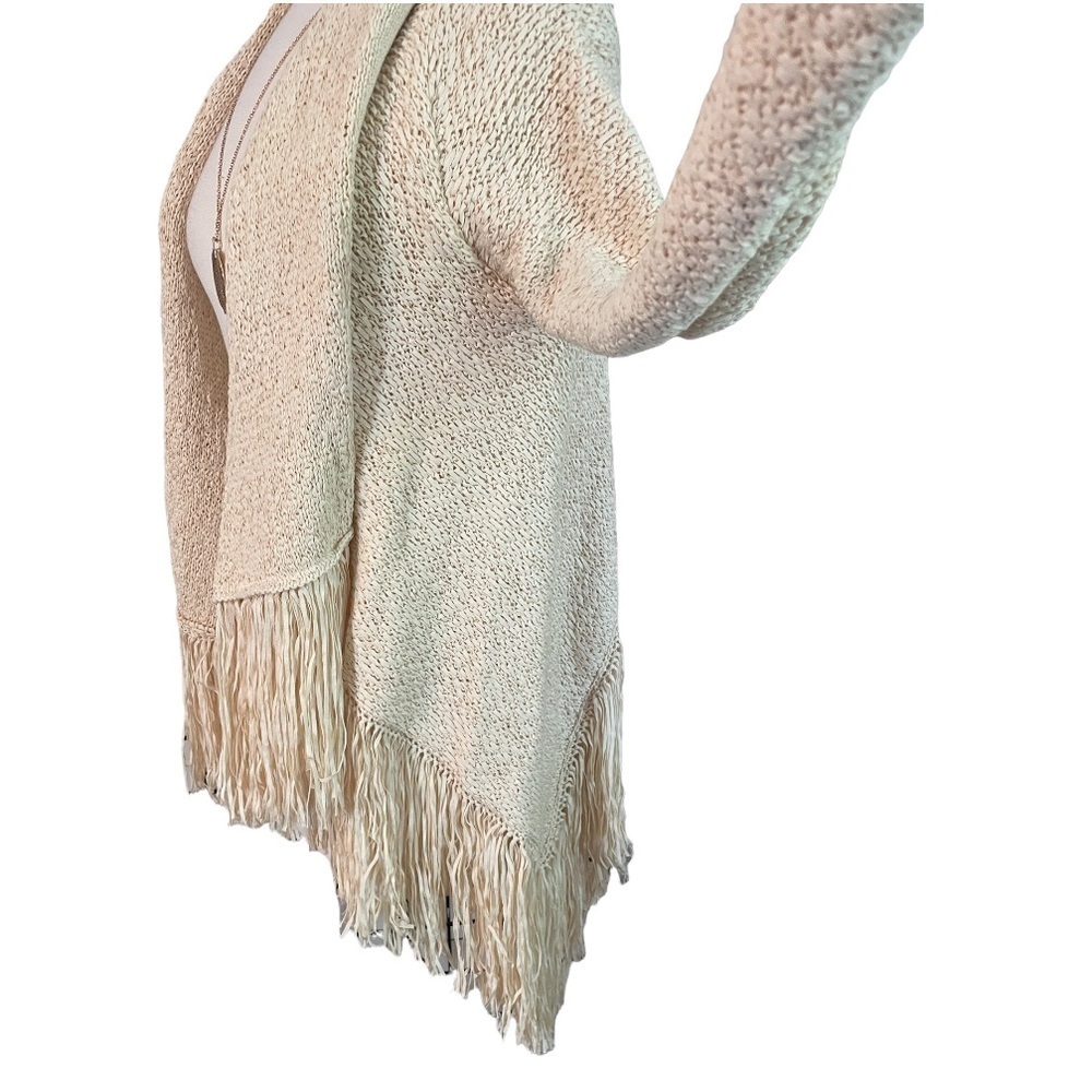 BCBG MaxAzria, fringe cardigan, EUC - Picture 3 of 7